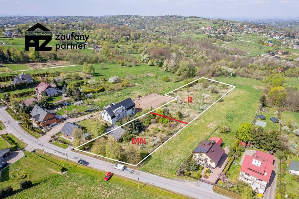 Piękna duża działka z mediami