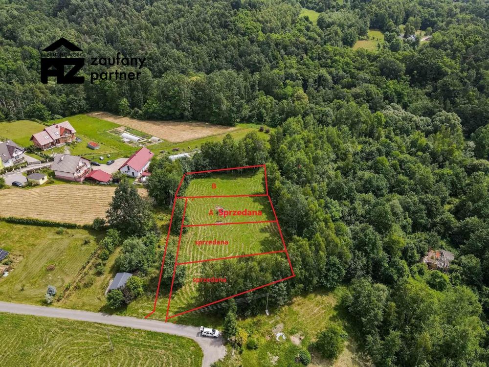 działka wśród zieleni i&nbsp;lasów